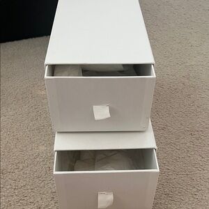 The Row White Storage Drawers
